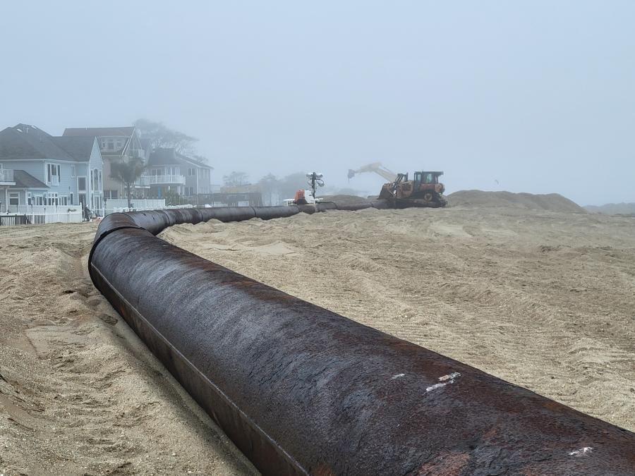 To reduce such massive flooding in the future, USACE is performing several coastal flood risk management projects like the Union Beach effort, all of which are partially funded by the Hurricane Sandy Disaster Relief Appropriation Act of 2013, or what is referred to as the 'Sandy Bill.'