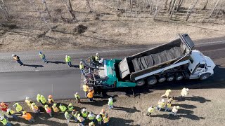 Video still for Hayden-Murphy Hosts Paving Demo for Central Lakes College