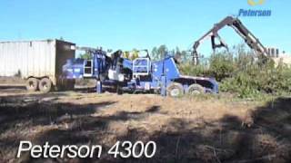 Video still for Peterson 4300 Whole Tree Drum Chipper